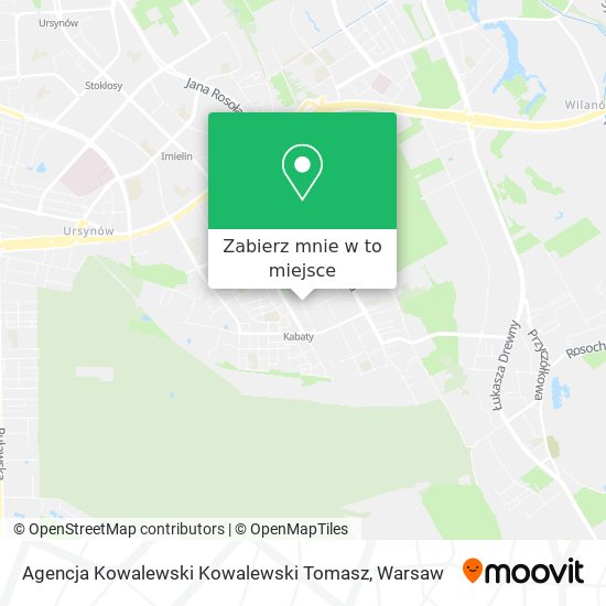 Mapa Agencja Kowalewski Kowalewski Tomasz