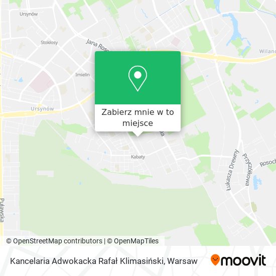 Mapa Kancelaria Adwokacka Rafał Klimasiński