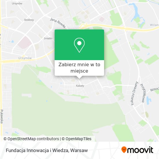 Mapa Fundacja Innowacja i Wiedza