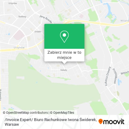 Mapa /Invoice Expert/ Biuro Rachunkowe Iwona Świderek