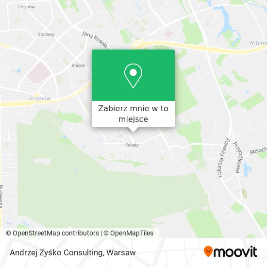 Mapa Andrzej Zyśko Consulting