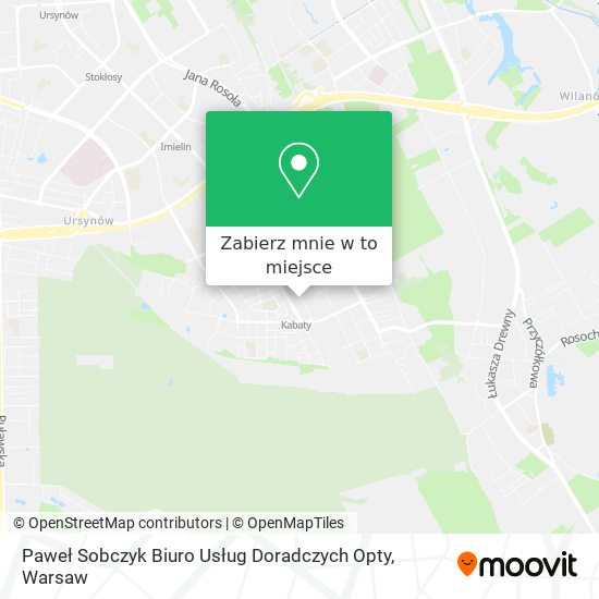 Mapa Paweł Sobczyk Biuro Usług Doradczych Opty