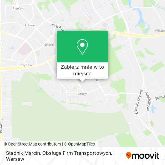 Mapa Stadnik Marcin. Obsługa Firm Transportowych