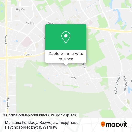 Mapa Manzana Fundacja Rozwoju Umiejętności Psychospołecznych