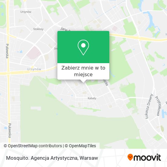 Mapa Mosquito. Agencja Artystyczna