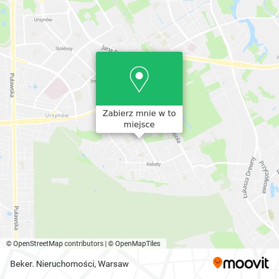 Mapa Beker. Nieruchomości