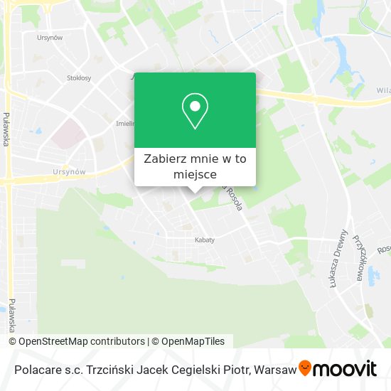 Mapa Polacare s.c. Trzciński Jacek Cegielski Piotr