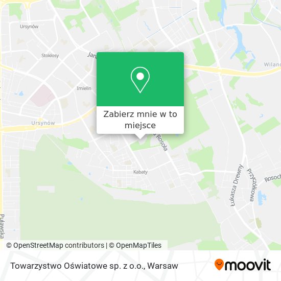 Mapa Towarzystwo Oświatowe sp. z o.o.