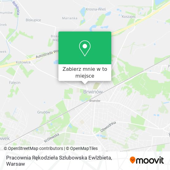 Mapa Pracownia Rękodzieła Szlubowska Ewlżbieta