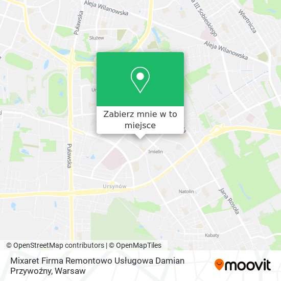 Mapa Mixaret Firma Remontowo Usługowa Damian Przywoźny