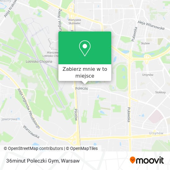 Mapa 36minut Poleczki Gym