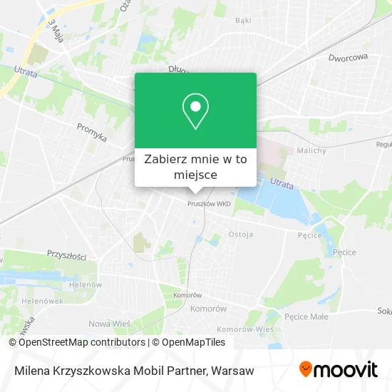 Mapa Milena Krzyszkowska Mobil Partner