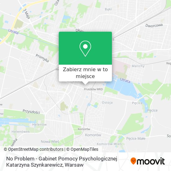 Mapa No Problem - Gabinet Pomocy Psychologicznej Katarzyna Szynkarewicz