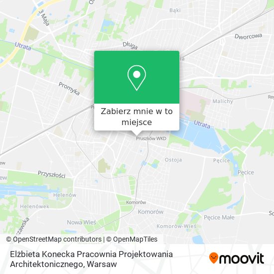 Mapa Elżbieta Konecka Pracownia Projektowania Architektonicznego