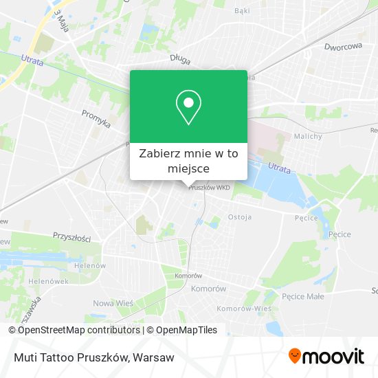 Mapa Muti Tattoo Pruszków