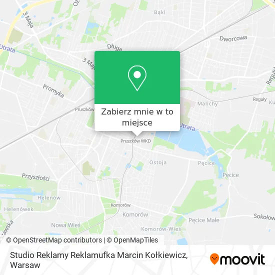 Mapa Studio Reklamy Reklamufka Marcin Kołkiewicz