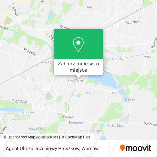 Mapa Agent Ubezpieczeniowy Pruszków