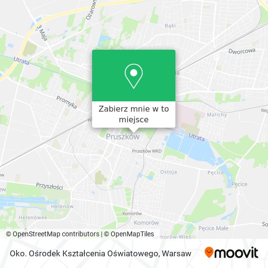 Mapa Oko. Ośrodek Kształcenia Oświatowego