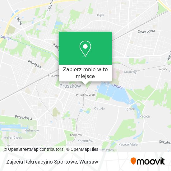 Mapa Zajecia Rekreacyjno Sportowe