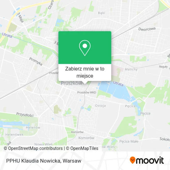 Mapa PPHU Klaudia Nowicka