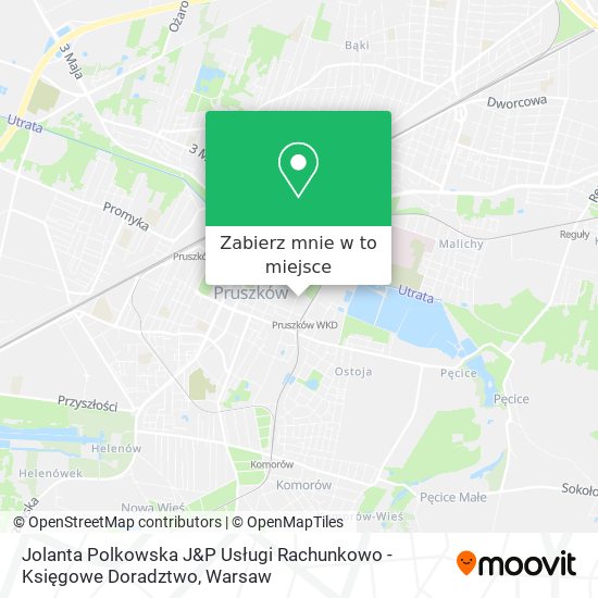 Mapa Jolanta Polkowska J&P Usługi Rachunkowo - Księgowe Doradztwo