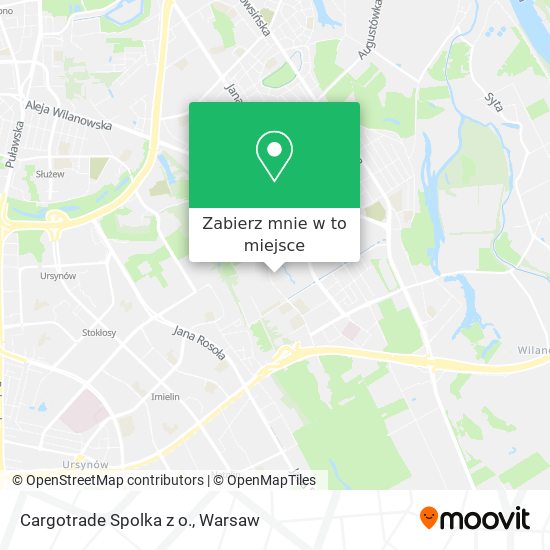 Mapa Cargotrade Spolka z o.