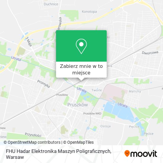 Mapa FHU Hadar Elektronika Maszyn Poligraficznych