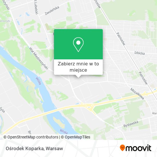 Mapa Ośrodek Koparka