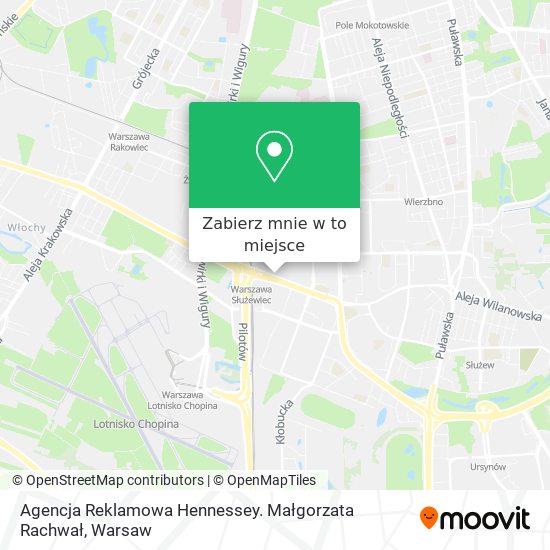 Mapa Agencja Reklamowa Hennessey. Małgorzata Rachwał