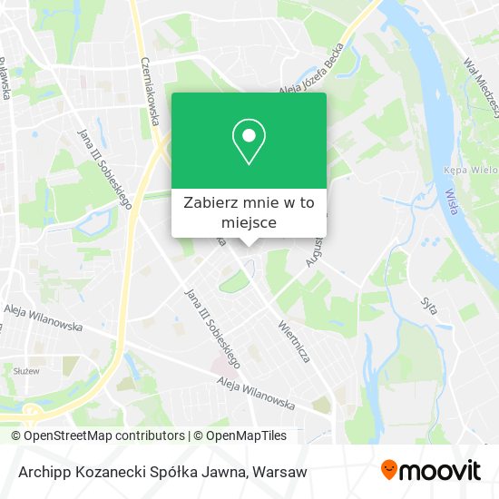 Mapa Archipp Kozanecki Spółka Jawna