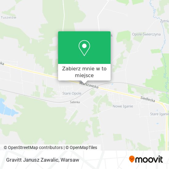 Mapa Gravitt Janusz Zawalic