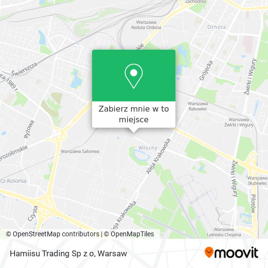 Mapa Hamiisu Trading Sp z o