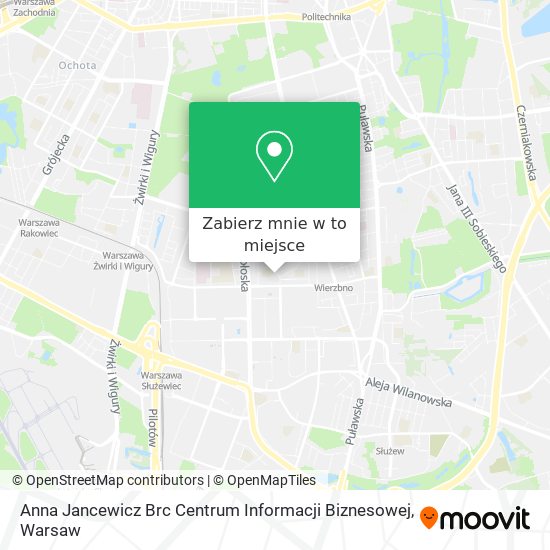 Mapa Anna Jancewicz Brc Centrum Informacji Biznesowej