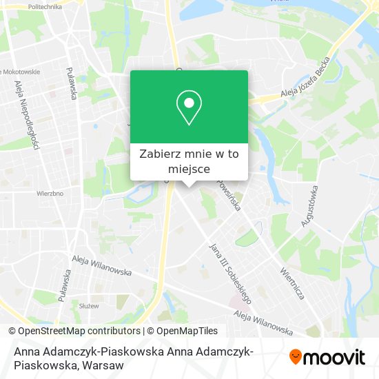 Mapa Anna Adamczyk-Piaskowska Anna Adamczyk-Piaskowska