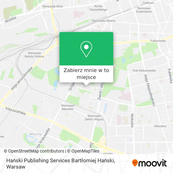 Mapa Hański Publishing Services Bartłomiej Hański