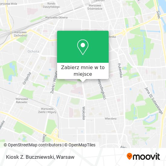 Mapa Kiosk Z. Buczniewski