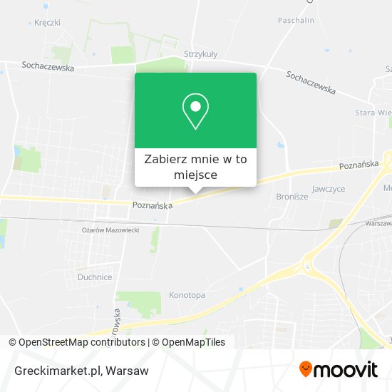 Mapa Greckimarket.pl