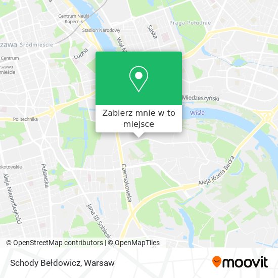 Mapa Schody Bełdowicz