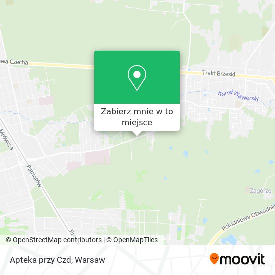 Mapa Apteka przy Czd