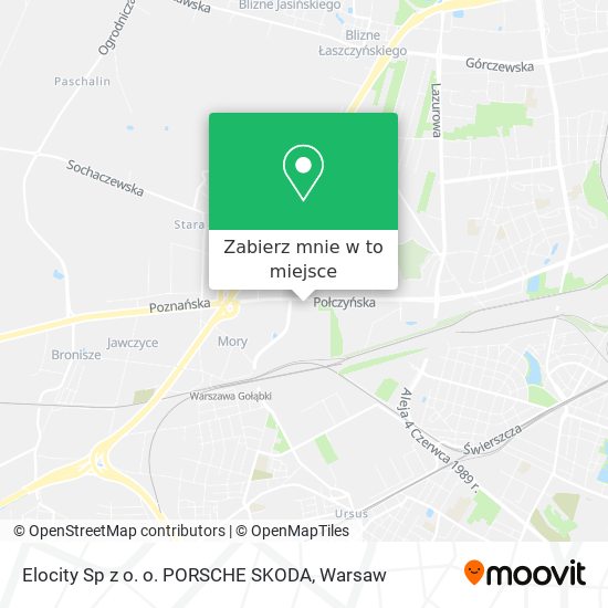 Mapa Elocity Sp z o. o. PORSCHE SKODA