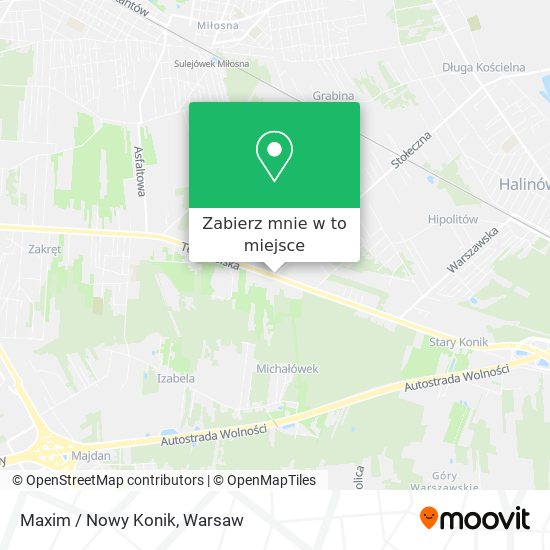 Mapa Maxim / Nowy Konik