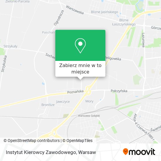 Mapa Instytut Kierowcy Zawodowego