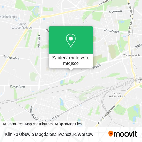 Mapa Klinika Obuwia Magdalena Iwanczuk