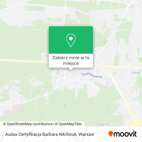 Mapa Audax Certyfikacja Barbara Nikiforuk