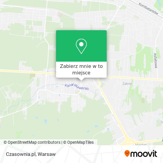 Mapa Czasownia.pl