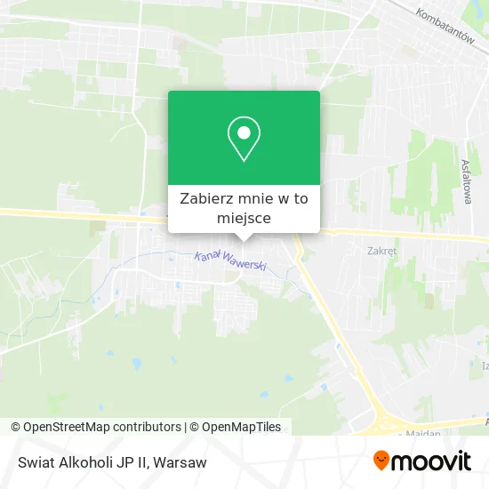 Mapa Swiat Alkoholi JP II