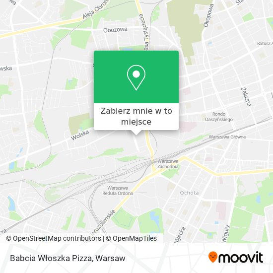 Mapa Babcia Włoszka Pizza