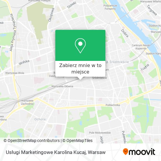 Mapa Usługi Marketingowe Karolina Kucaj