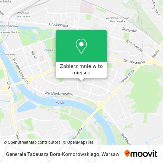 Mapa Generała Tadeusza Bora-Komorowskiego