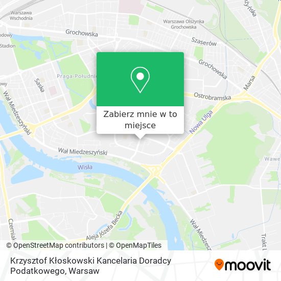 Mapa Krzysztof Kłoskowski Kancelaria Doradcy Podatkowego